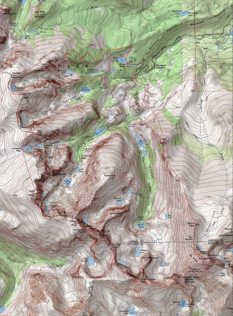 Glacier Gorge Route