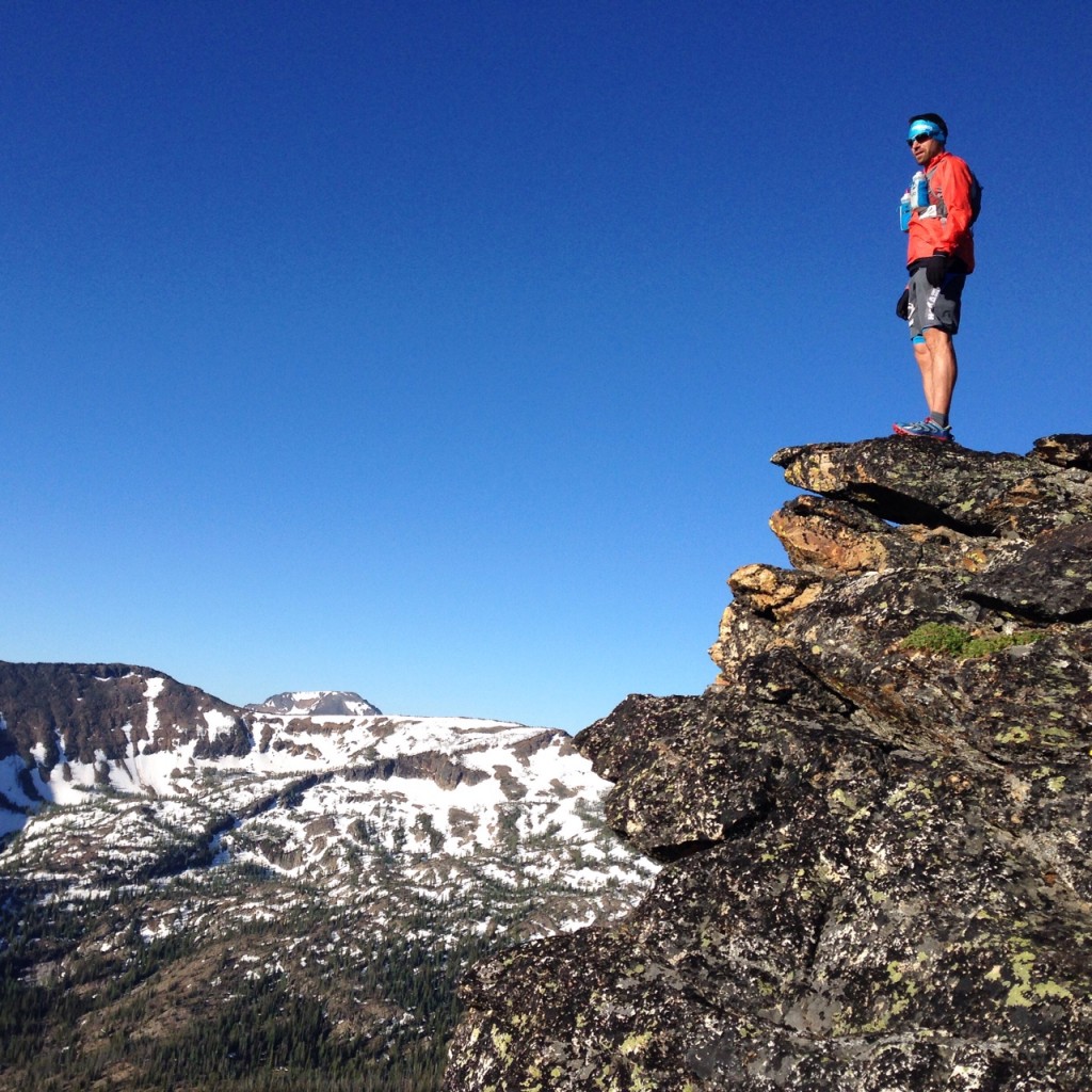 Jeremy Wolf on the Bitteroot Mountains