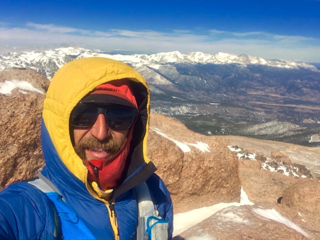 Obligatory summit shot with the Mummy Range behind.