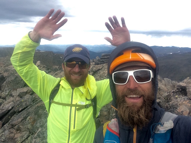 Psyched on the summit of Mt. Alice. I was in too much of a hurry to take my helmet off.