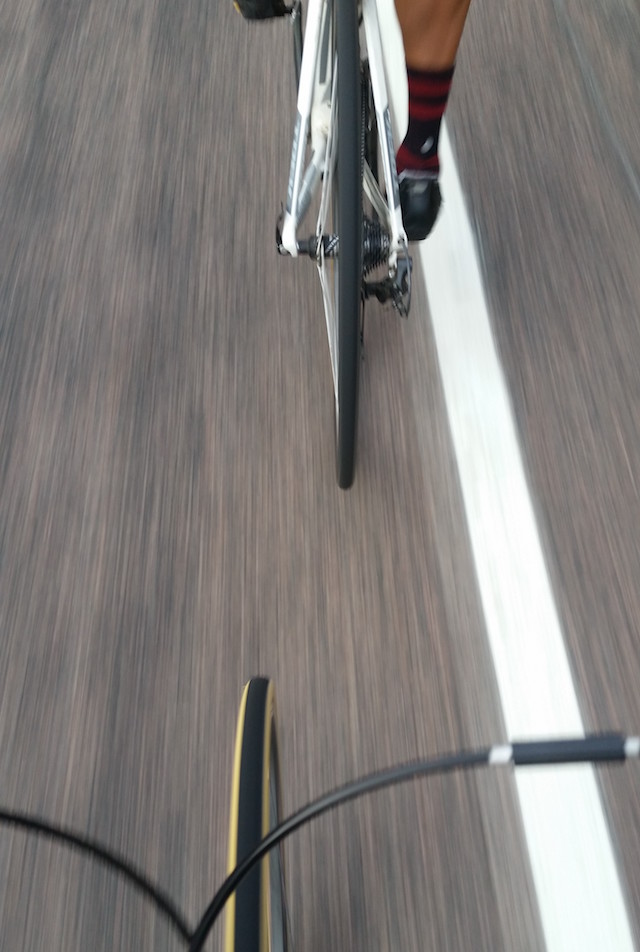 Stefan's view the whole way back to Boulder ;-) Photo: Stefan Griebel.