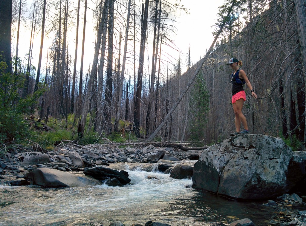 Heidi Kumm out exploring.