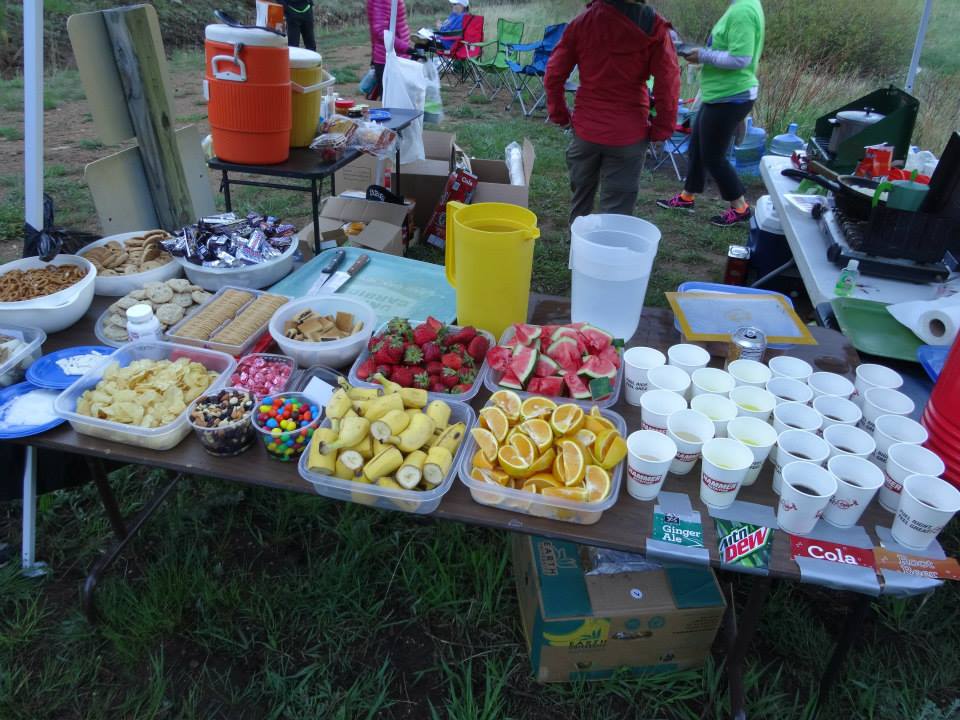 Yummy yum! Aid station treats!