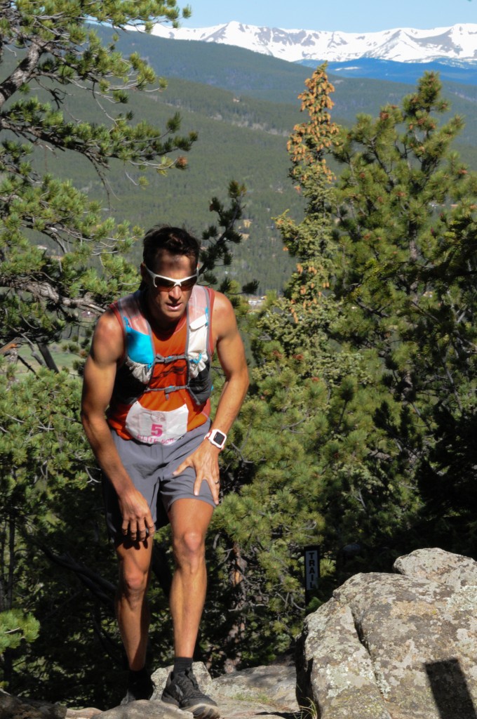Jason Schlarb competing at the Ultimate Direction Dirty 30.