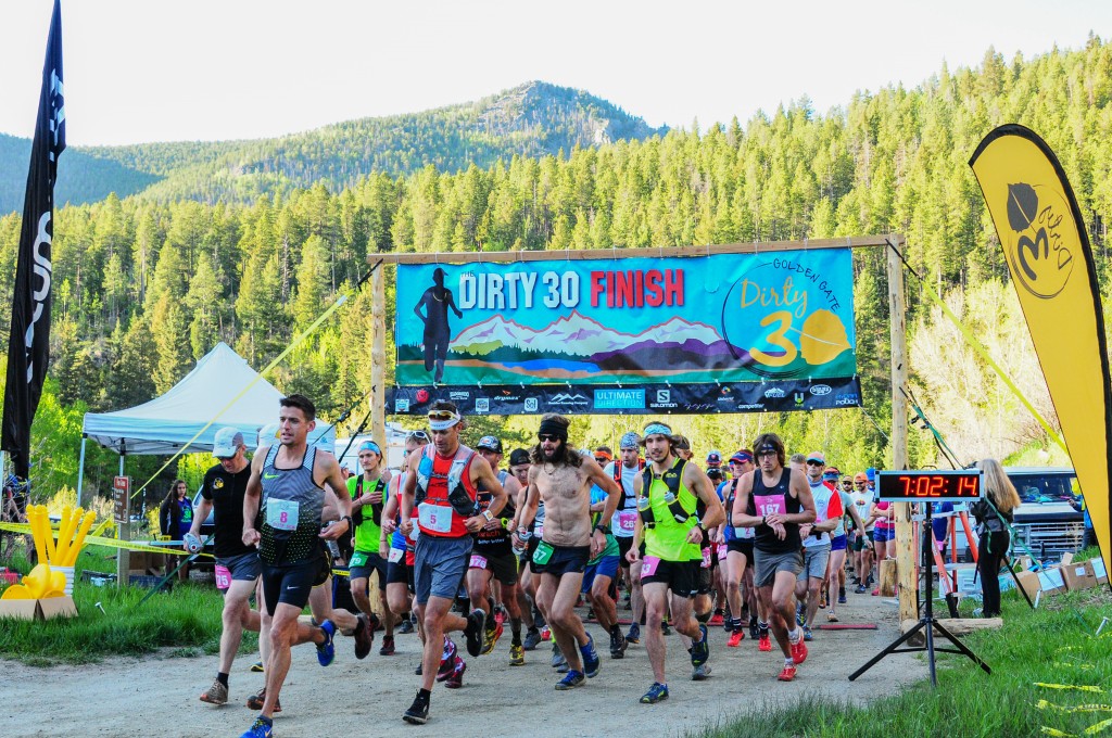 The start of the Ultimate Direction Dirty 30.