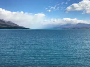 Mt Cook is there, somewhere (I've never seen it).