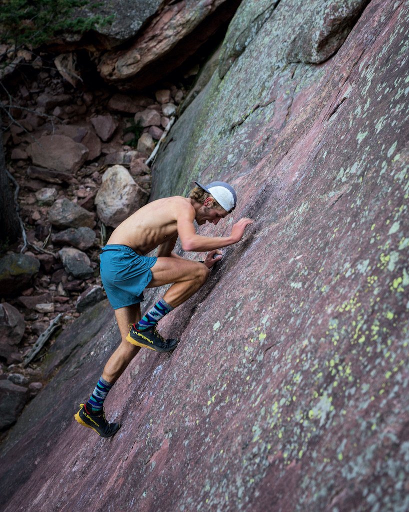 Kyle Richardson on the First Flatiron (photo: Jeff Wang)